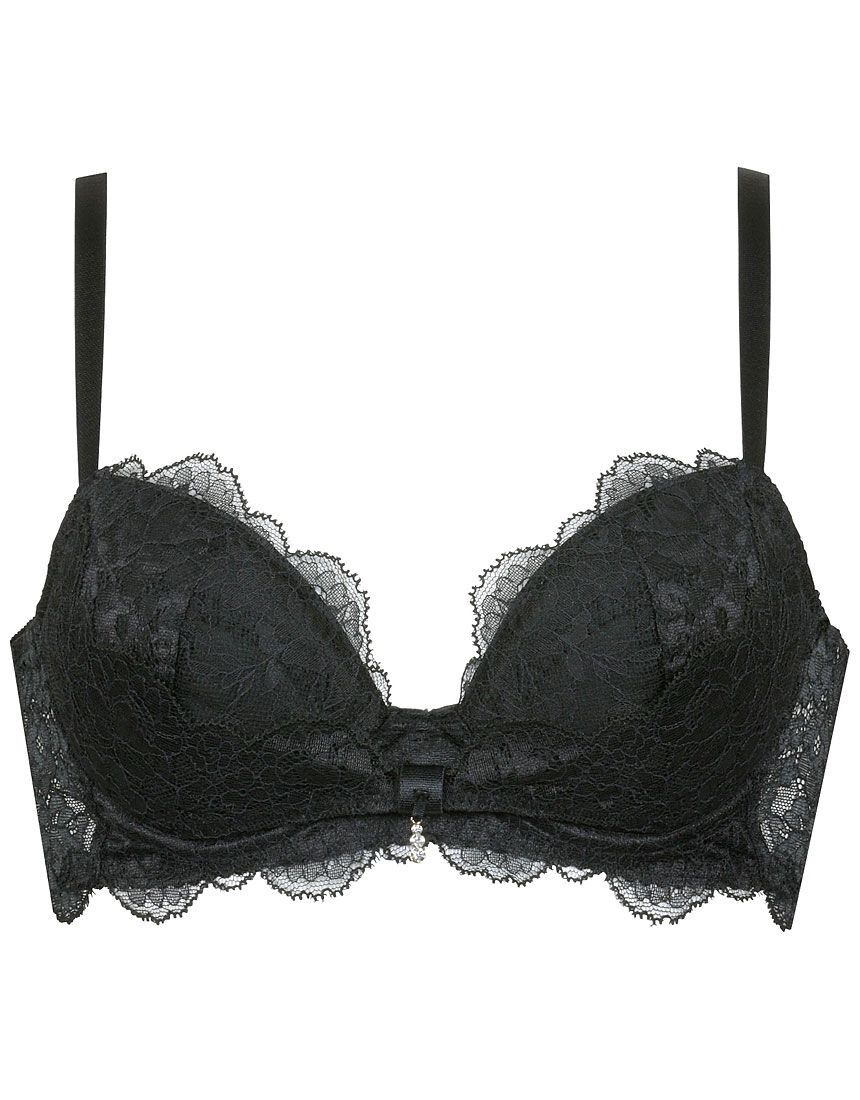 サルート バストを寄せてキレイな谷間をメイク 【リボンブラ】 3／4  