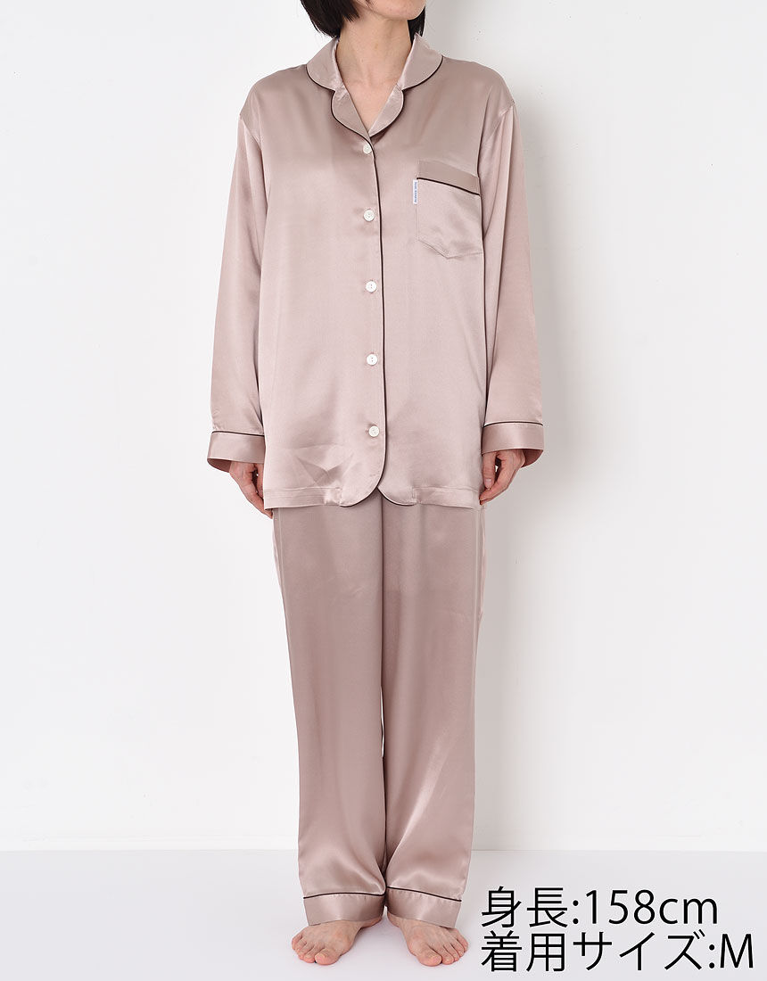 ワコール 睡眠科学 シルクサテン パジャマ Ydx5 ワコール直営の公式下着通販サイト Wacoal Web Store