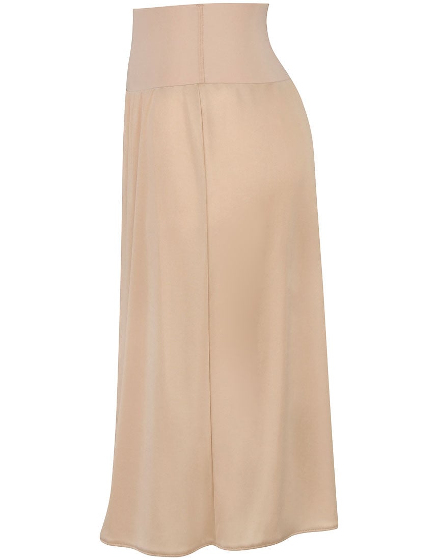 ワコール　Yue ペチコート付フレアスカート　WJP722 Lサイズ Wacoal/Yue (Women) ブラック系 レディースのペチコート・フレア