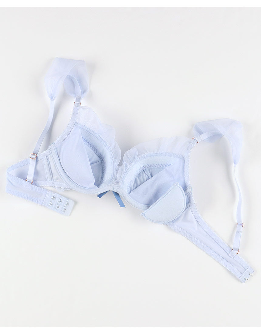 northerly (ノーザリー) プリンセスチュールストラップフリル ブラ