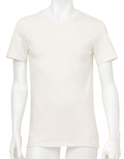 綿１００％　あったかインナー メンズシャツ（半袖）