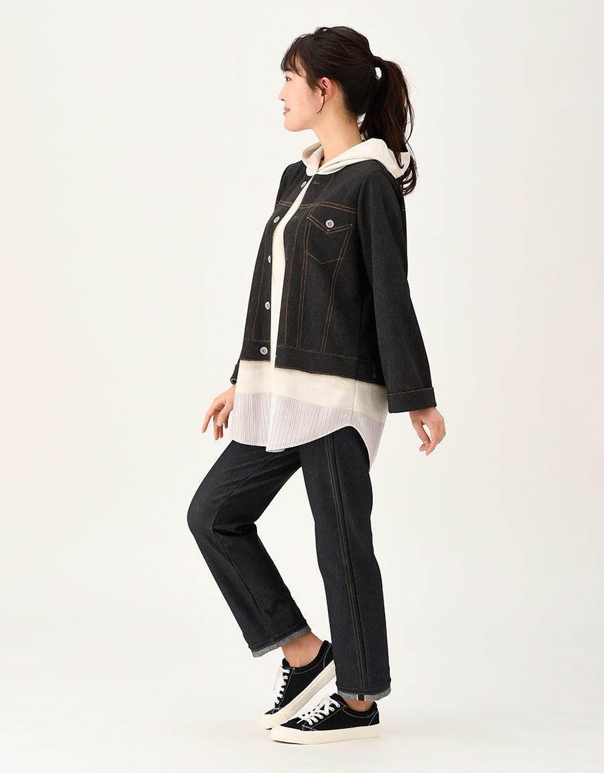 ワコール_カルソン 【あったか裏起毛】〈まるでデニム〉 ぐ〜んと伸び