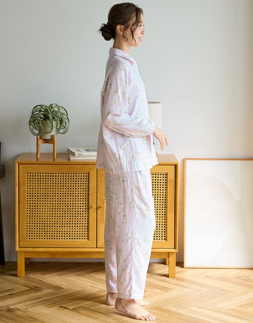 ワコール_リラックス＆スリープ 【綿100％】三重ガーゼで通気性よく