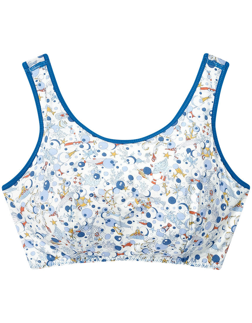 MADE WITH LIBERTY FABRIC ナイトアップブラ ノンワイヤーブラ MADE WITH LIBERTY FABRIC ナイトアップブラ ノンワイヤーブラ