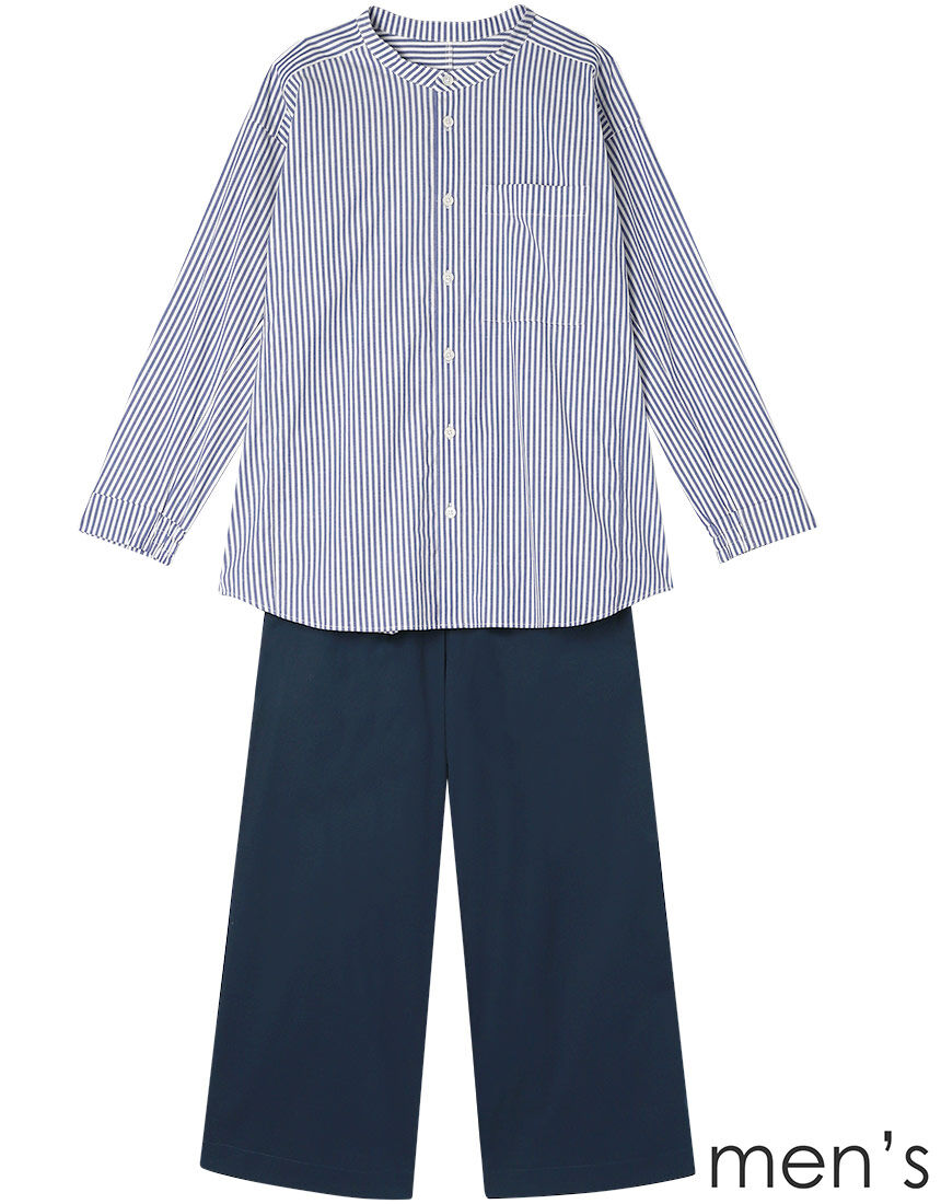 ワコール／睡眠科学 【綿混】ここちよく眠れるパジャマ 寝返りのしやす