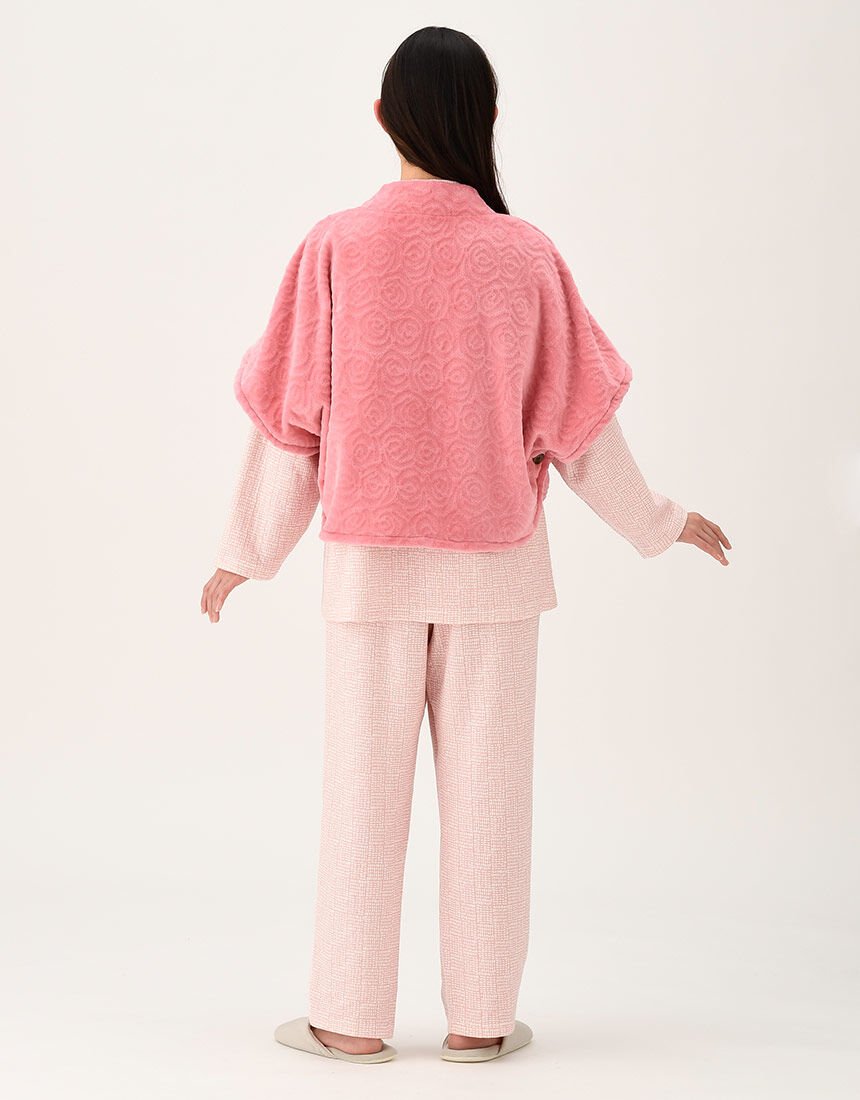 ワコールパジャマ　L L 新品 ワコール／らくラクパートナー 名前記入可能ネーム付き・キルト