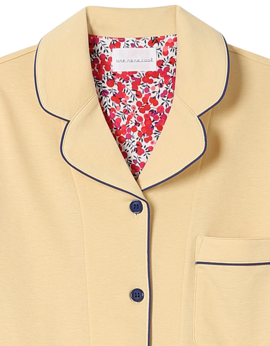 インヴェルパジャマ上 ウンナナクール 【綿100％】やわらかバズインレーパジャマ