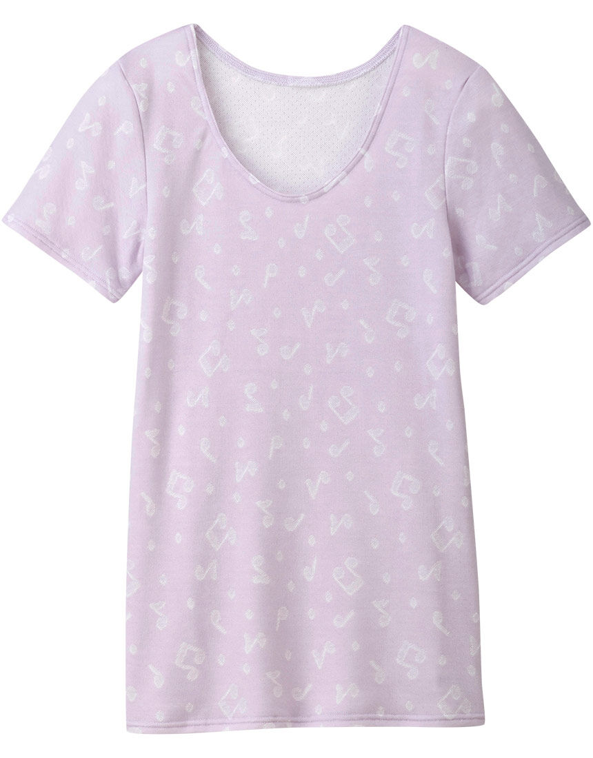 【秋冬】あったかタイプ|オーガニックコットンプレミアム混 【環境配慮】 女児トップ(半袖) 【秋冬】あったかタイプ|オーガニックコットンプレミアム混 【環境配慮】 女児トップ(半袖)