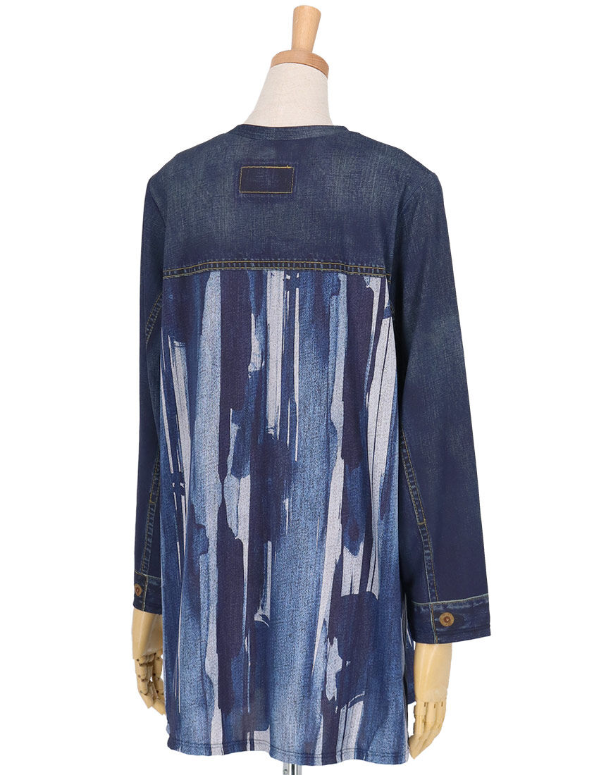 WACOAI ワコール　まるでデニム　ニット　タートルネック　チュニック アウトレット ショップ 通販ファッション - WACOAI ワコール