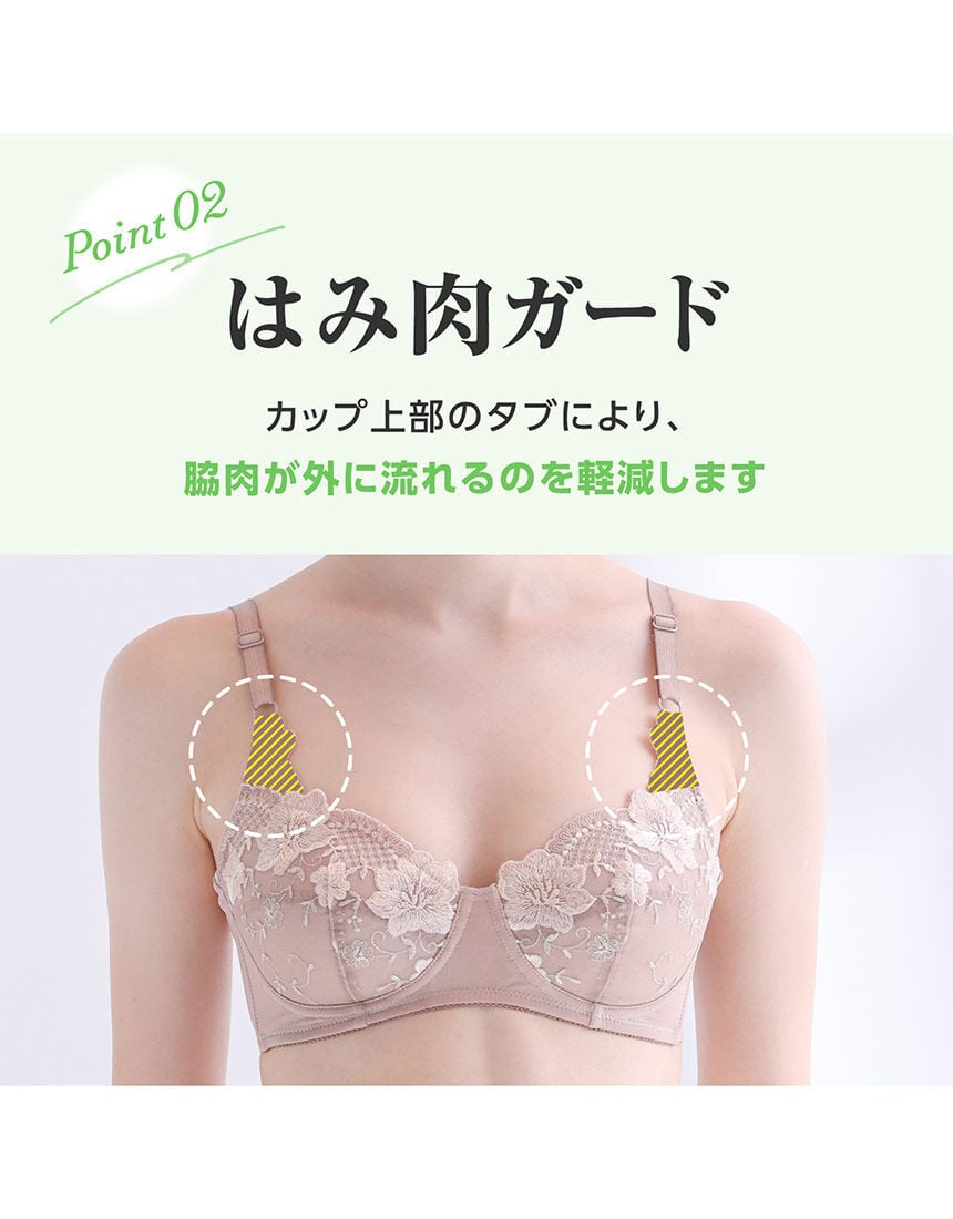 ルシアン サイドボーン(脇やせ) ノンワイヤーブラ BLC078 ルシアン サイドボーン(脇やせ) ノンワイヤーブラ BLC078