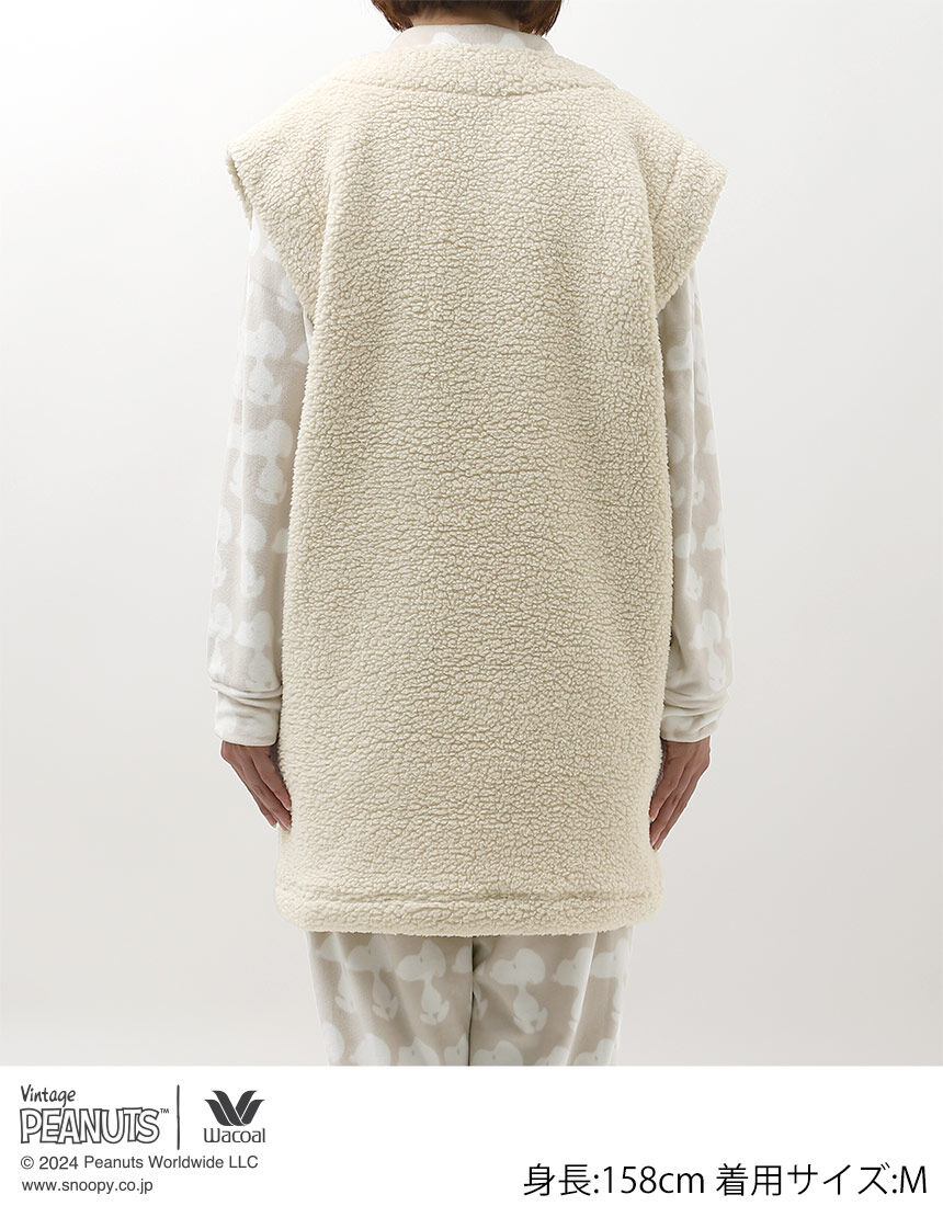 ワコール_リラックス＆スリープ PEANUTS×ワコール ふわふわボア