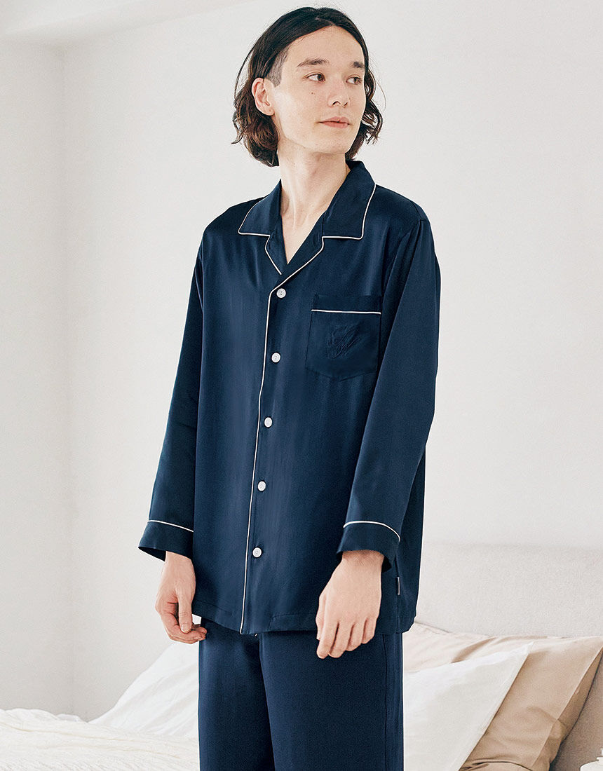 ワコール／睡眠科学 【シルク100％】ここちよく眠れるパジャマ 上品