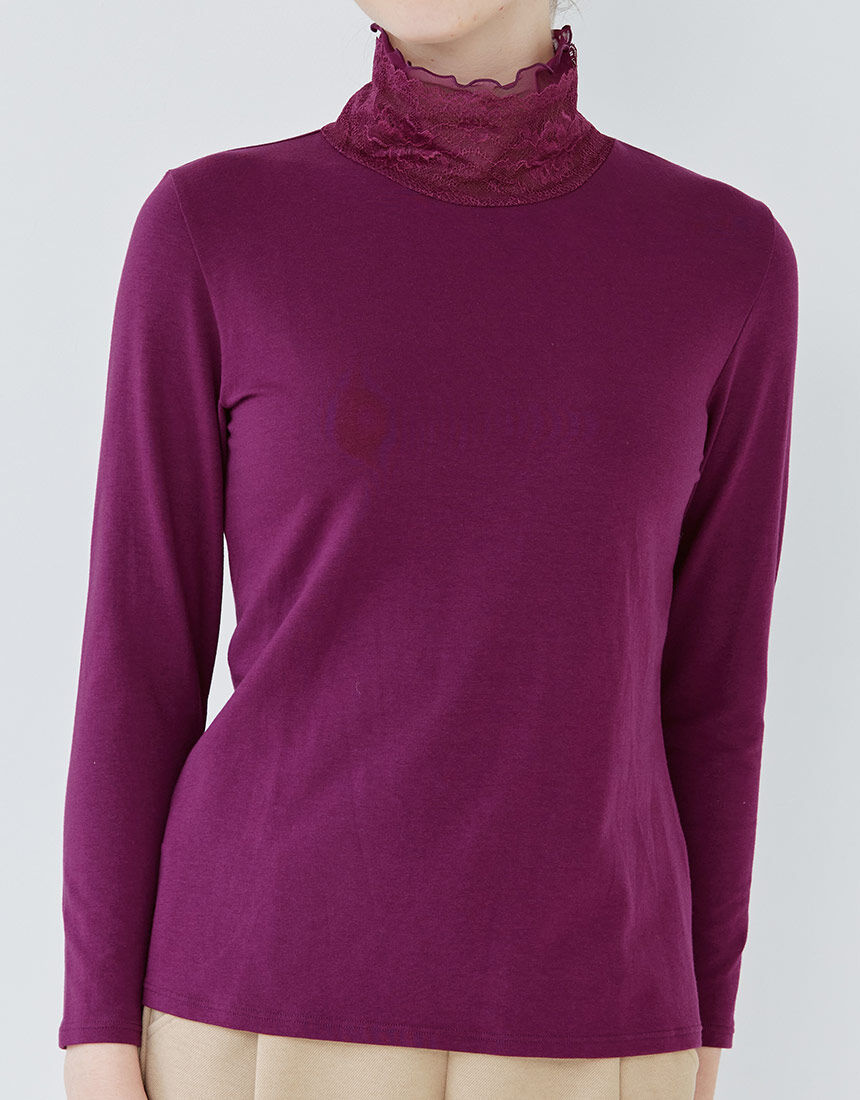 ワコール／ラブボディ ハイネックレーシィインナー MU7398｜ワコール