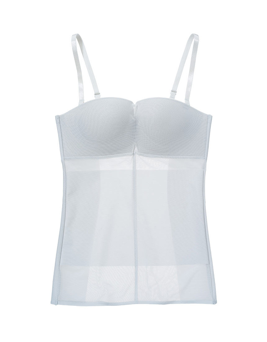 【着圧ブラキャミで盛り胸＆ボディ引き締め】ナイスバディブラキャミソール＋パワー（プッシュアップ脇高） キャミソール