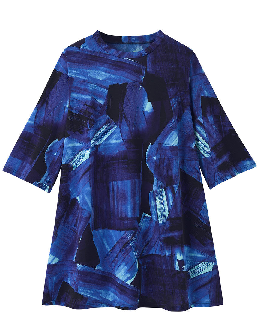 ワコール_カルソン 【接触冷感】チュニック 7分袖 アウター