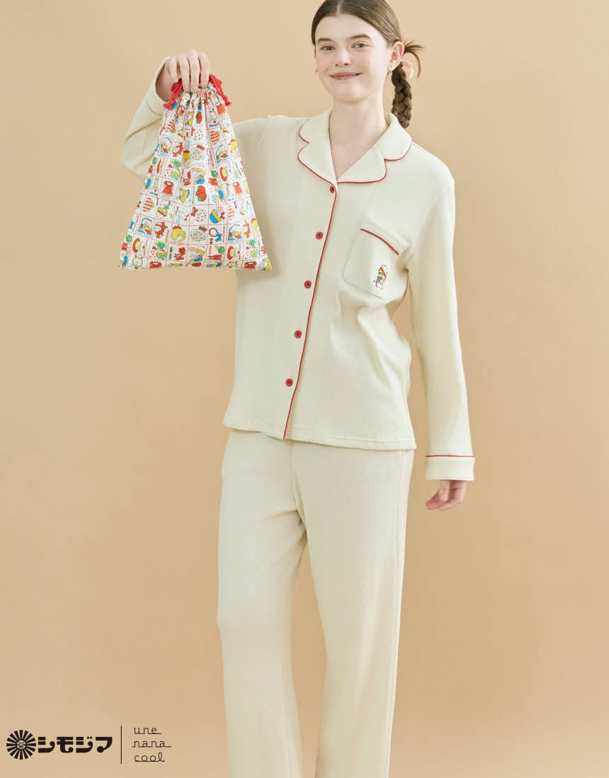 ウンナナクール MADE WITH シモジマ 【綿100％】開襟