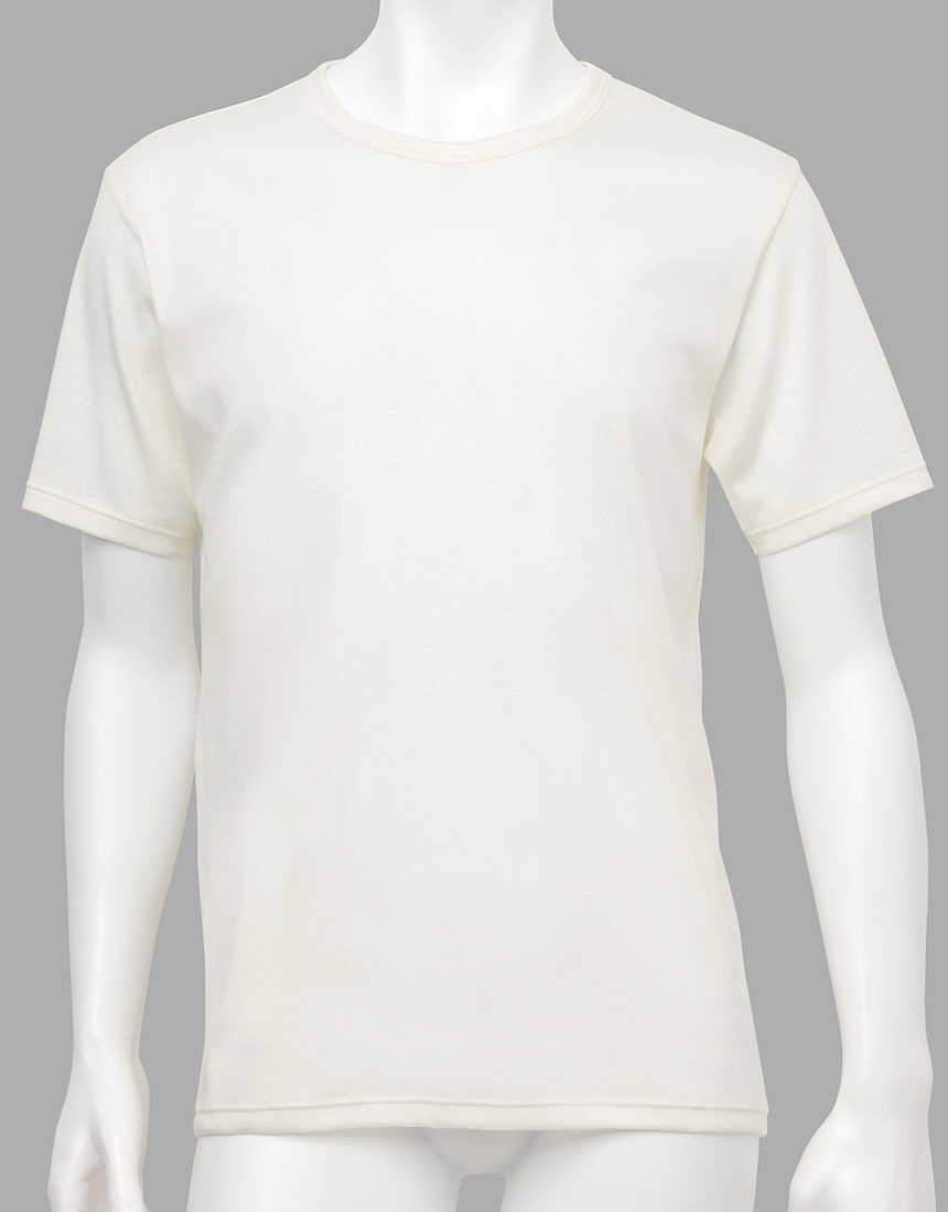 ＜ワコール＞ 綿１００％インナー メンズシャツ（半袖） ＜サイズ＞ LL ＜カラー＞ WH画像