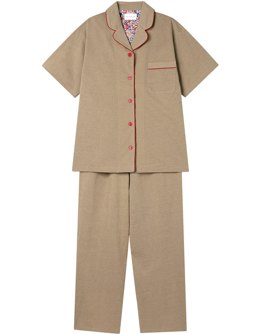 ウンナナクール 【綿混】アルティメットエアー天竺半袖パジャマ