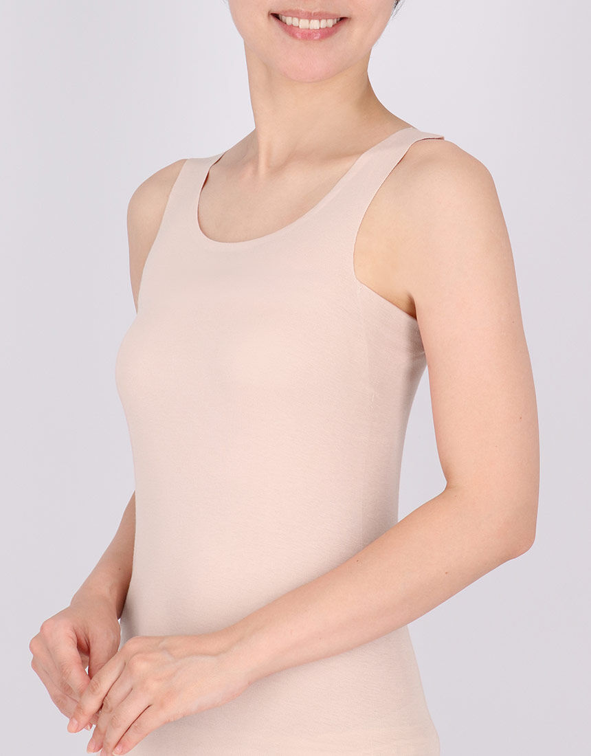 ワコール 【天綿】Tシャツインナー フリーカッティングでおしゃれに