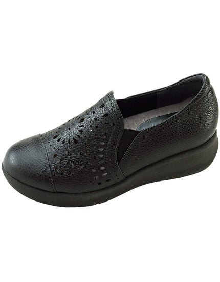 アラベスク柄パンチングスリッポン４Ｅ, , main