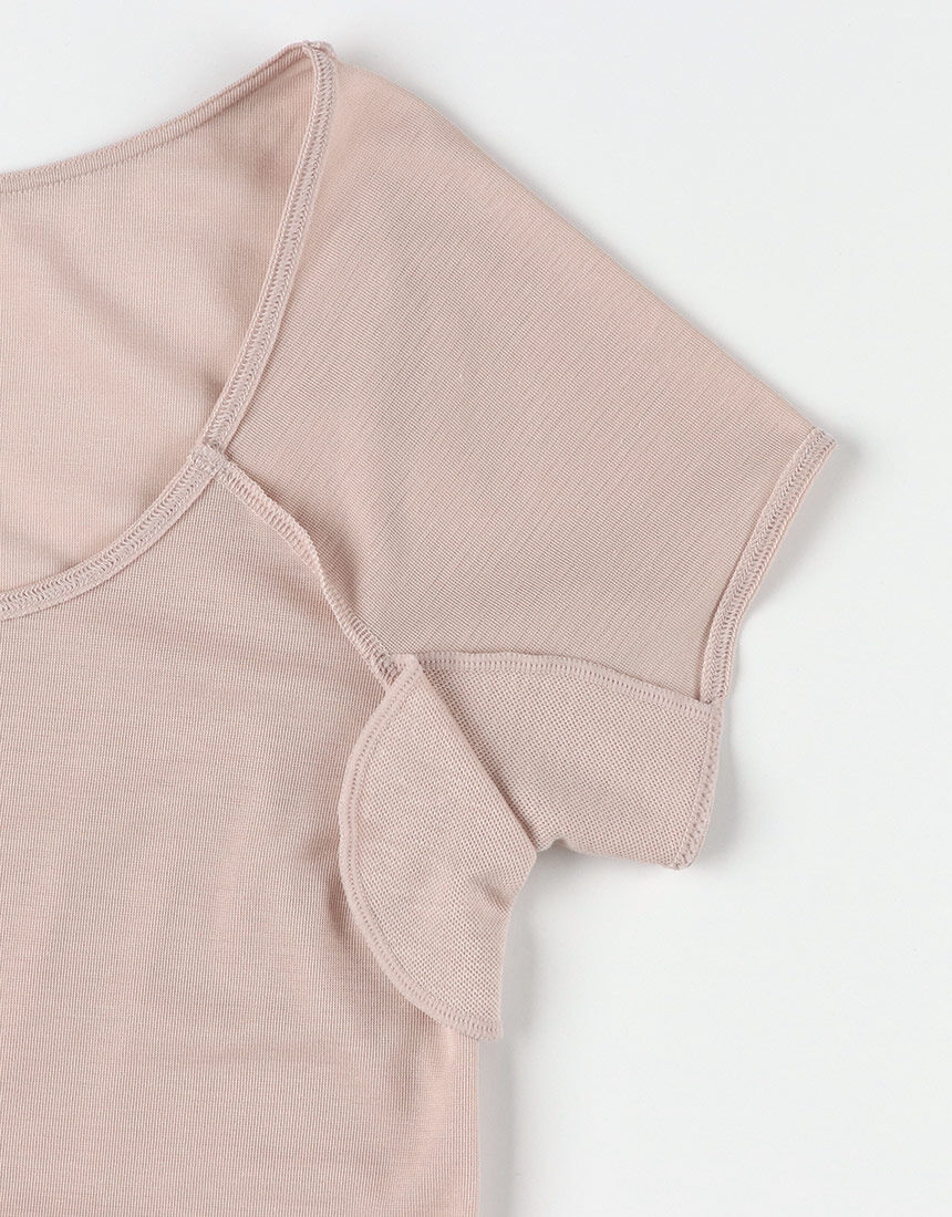 レディスインナー　トップ（２分袖）, , hi-res