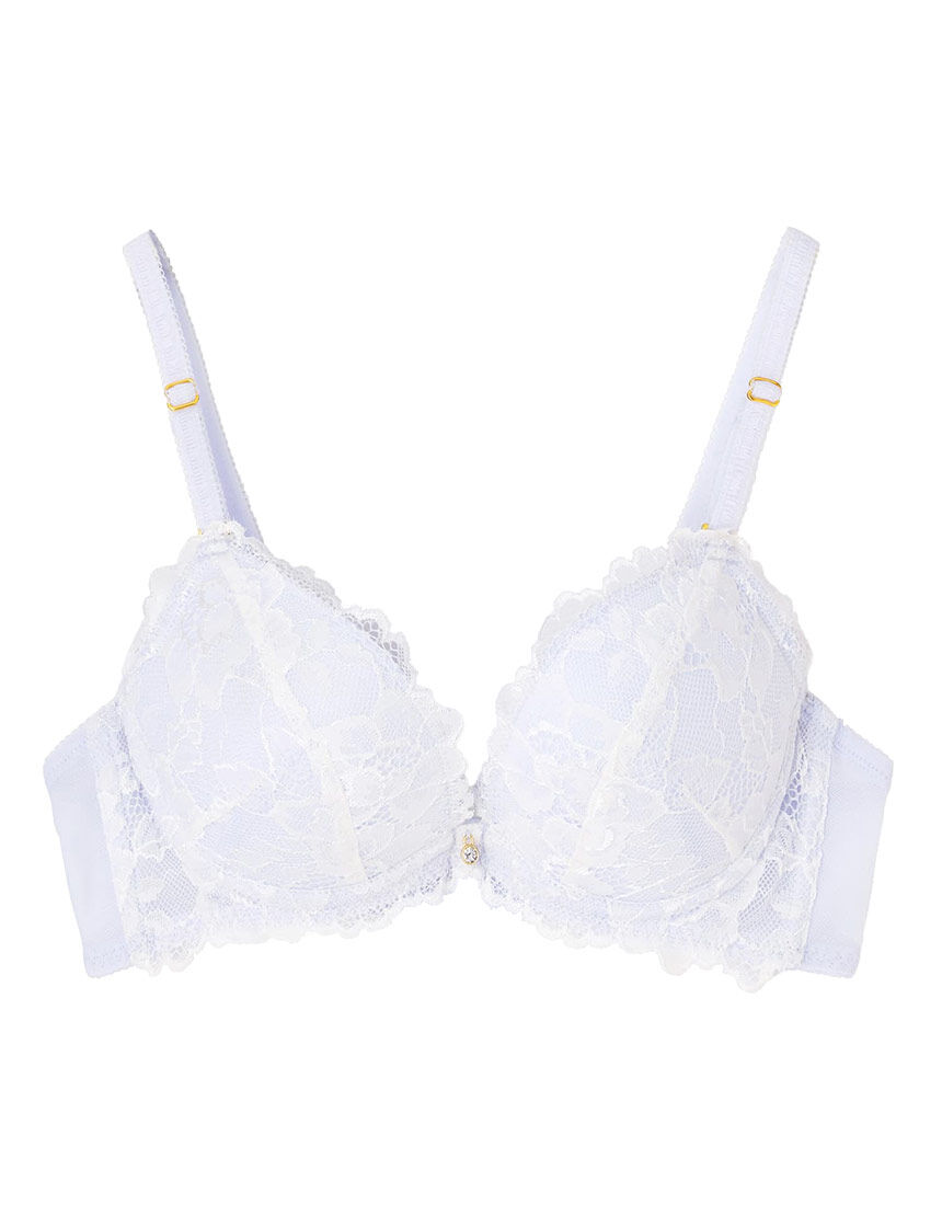 【DOLCE＆GABBANA】サテン レース パッド入り バルコニー ブラ O1A19TFUADG_W0001_0.jpg