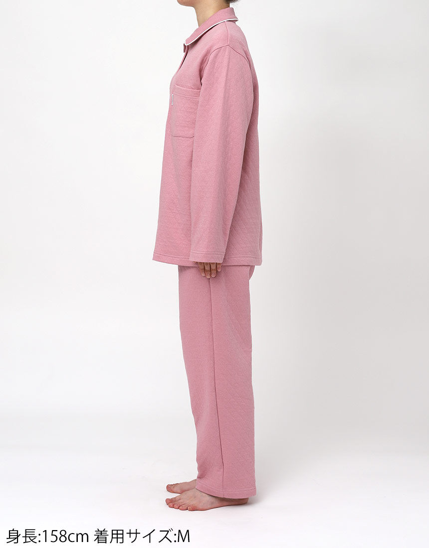 ワコール睡眠科学　パジャマ　天然綿100％ ワコール/睡眠科学】レディース天綿パジャマ(Lサイズ/ネイビー) | 京都