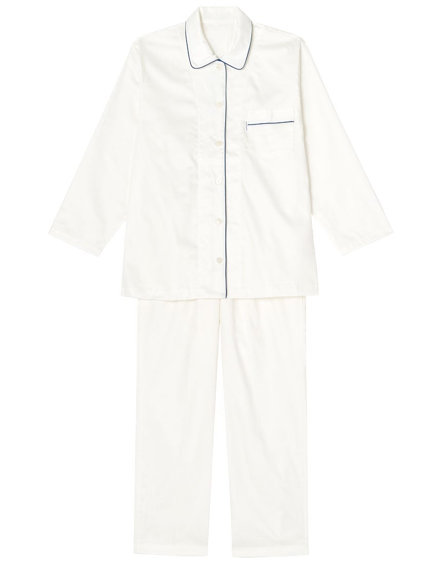 ワコール／睡眠科学 【綿100％】サテン 光沢感があり、なめらかで