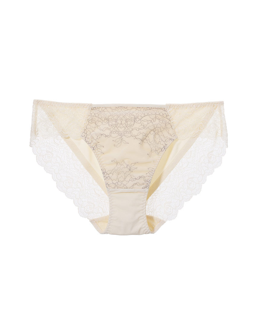 【線画調のストレッチレースショーツ】 ショーツ