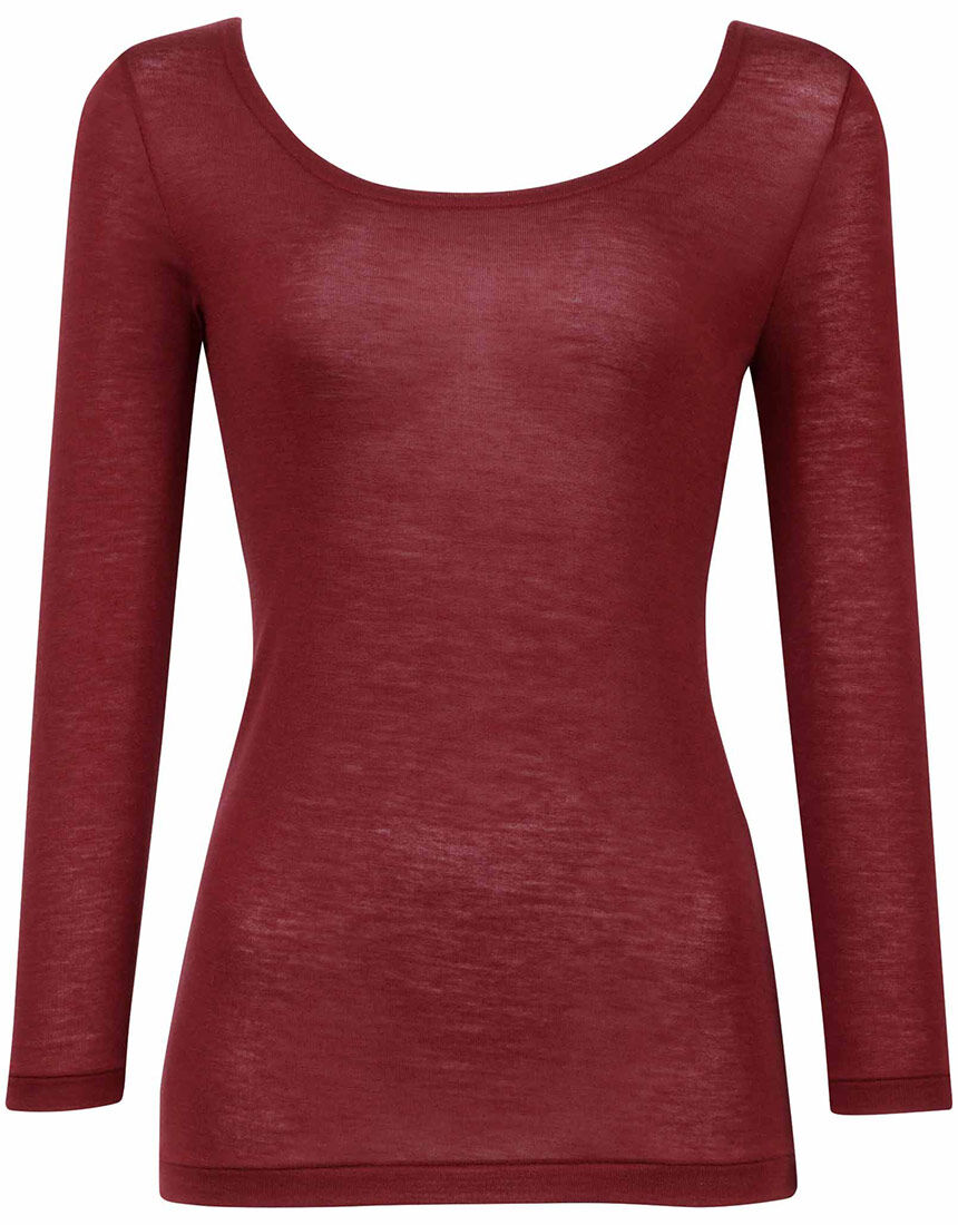 ワコール（WACOAL）/（カシミヤ混）　トップス（長袖）（ＣＬＤ３６８） ワコール 【カシミヤ混】贅沢ニット トップス（8分袖） CLD367