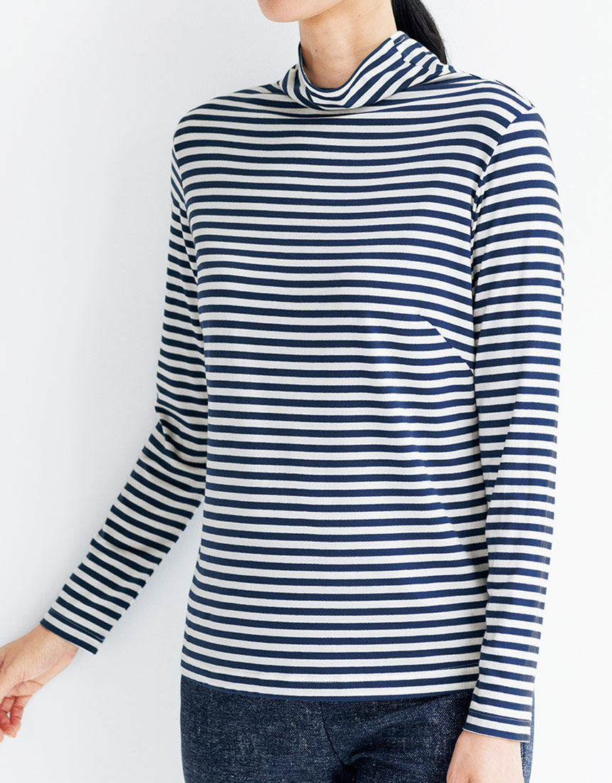 ワコール／ラブボディ 【環境配慮】 ボトルネックトップス QKA698