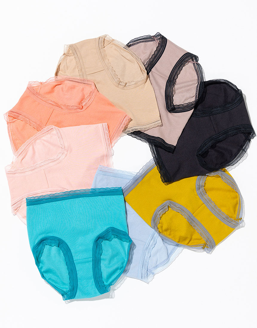 ワコール 【オーガニックコットン・ふつう丈】ディアヒップ ショーツ