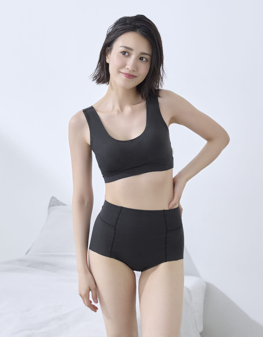 YOJOY 【ギフトBOX入り】オーガニックコットン混 ハーフトップ
