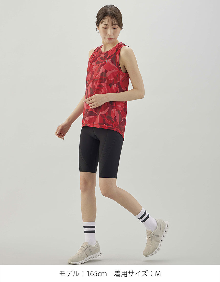 シャルボン　ハーフタイツ　ホワイト✕ネイビー ニシ メンズ 陸上/ランニング ハーフスパッツ HALF TIGHTS ハーフ