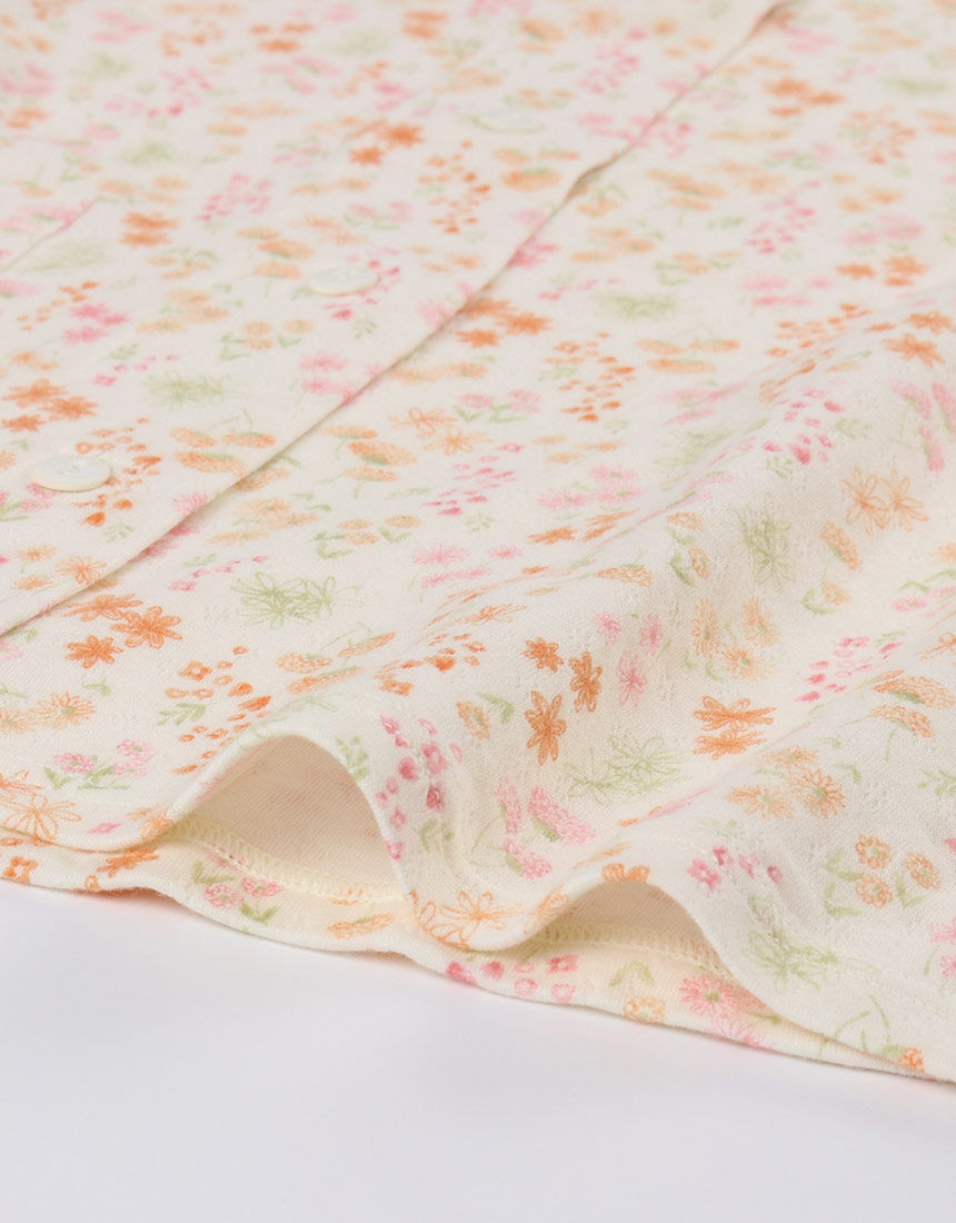 ワコール／らくラクパートナー 介護に・全開パジャマトップ【長袖