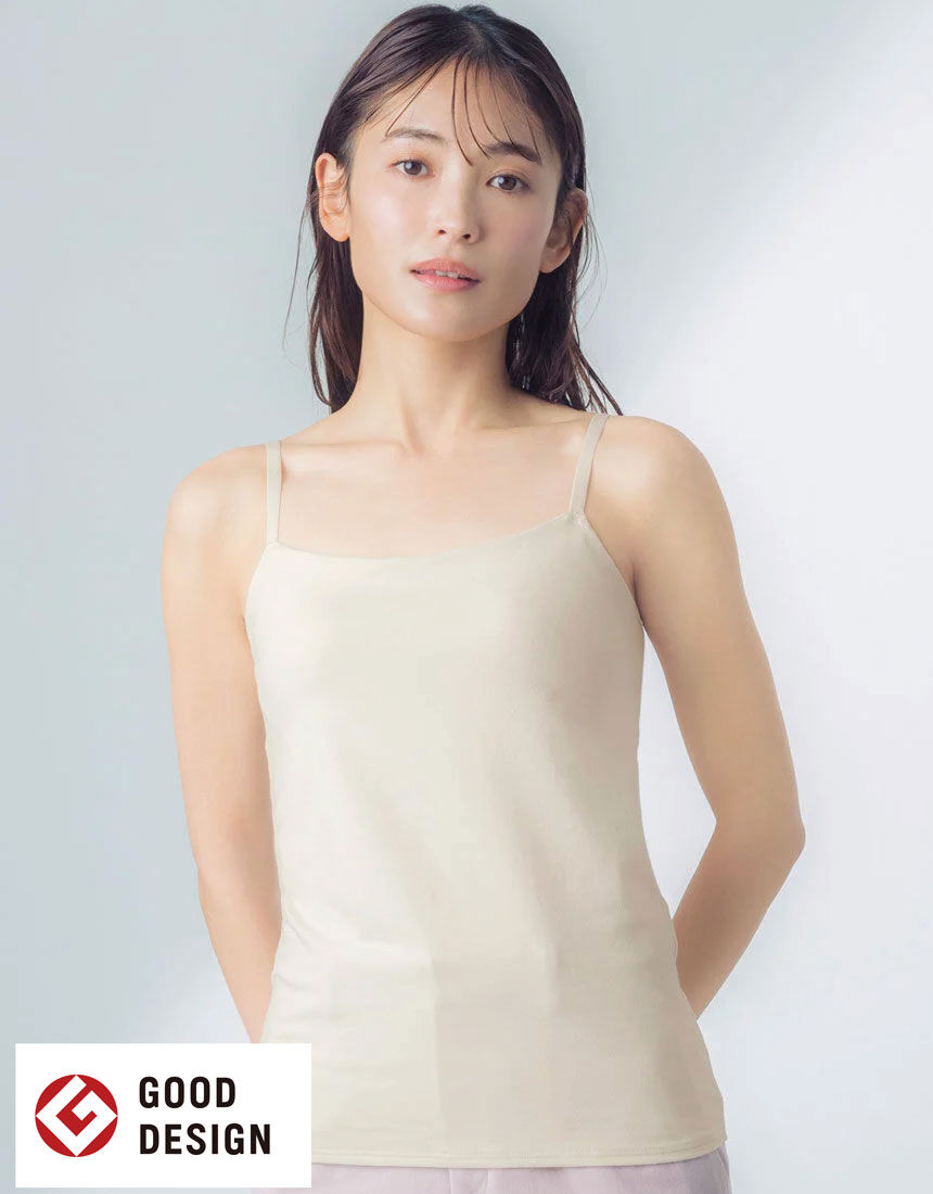 ウイング ブラトップ／綿混／Ｓ〜４Ｌ展開【シンクロブラトップ】アンダーがラク、なのにバストシルエットきれい カップ付きインナー ET1032｜ワコール直営の公式下着通販サイト  ワコールウェブストア