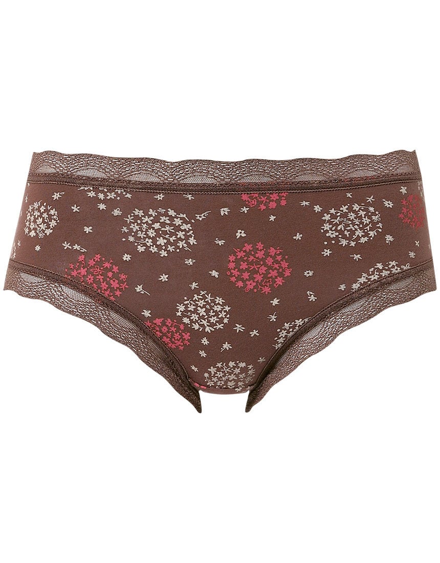 【Ｓ〜３Ｌサイズ】無地＆プリント 綿混 ショーツ