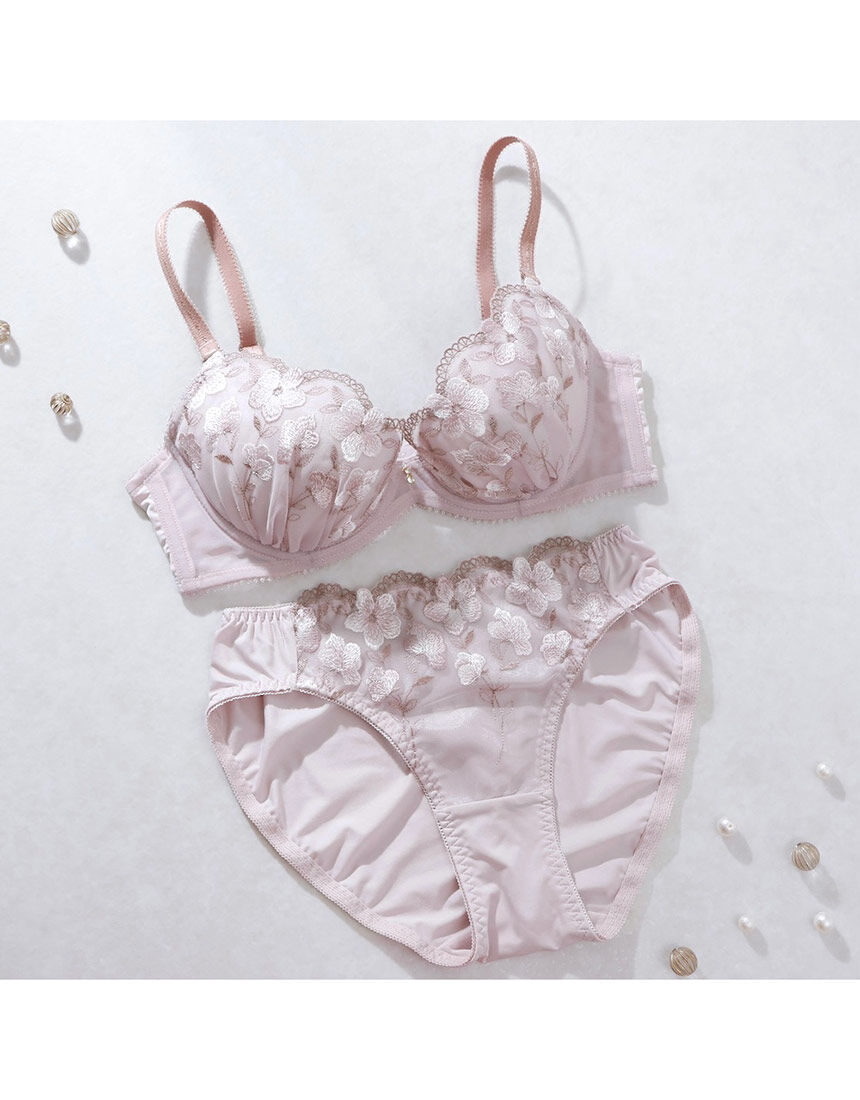 Lingè Noël ランジェノエル アーチブロッサム ブラ＆ショーツセット