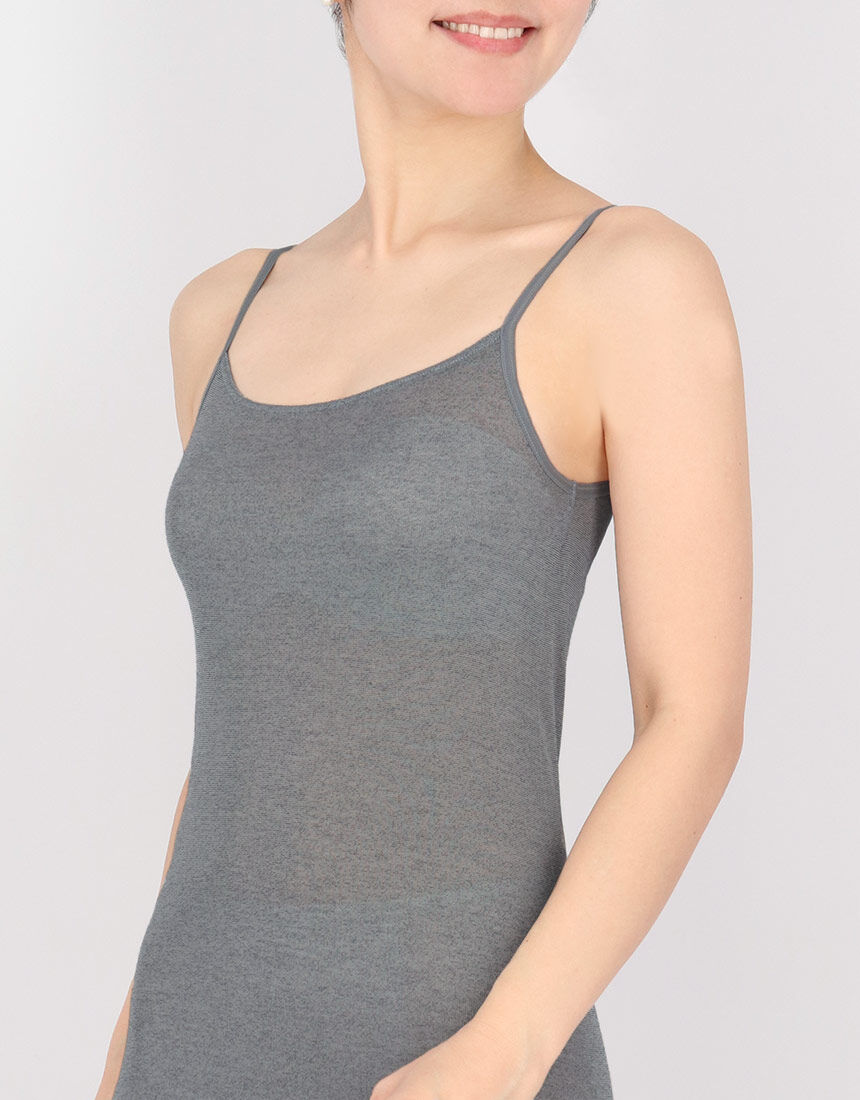 ワコール 【綿混】吸汗速乾 薄い、軽い、涼しい キャミソール CLA191