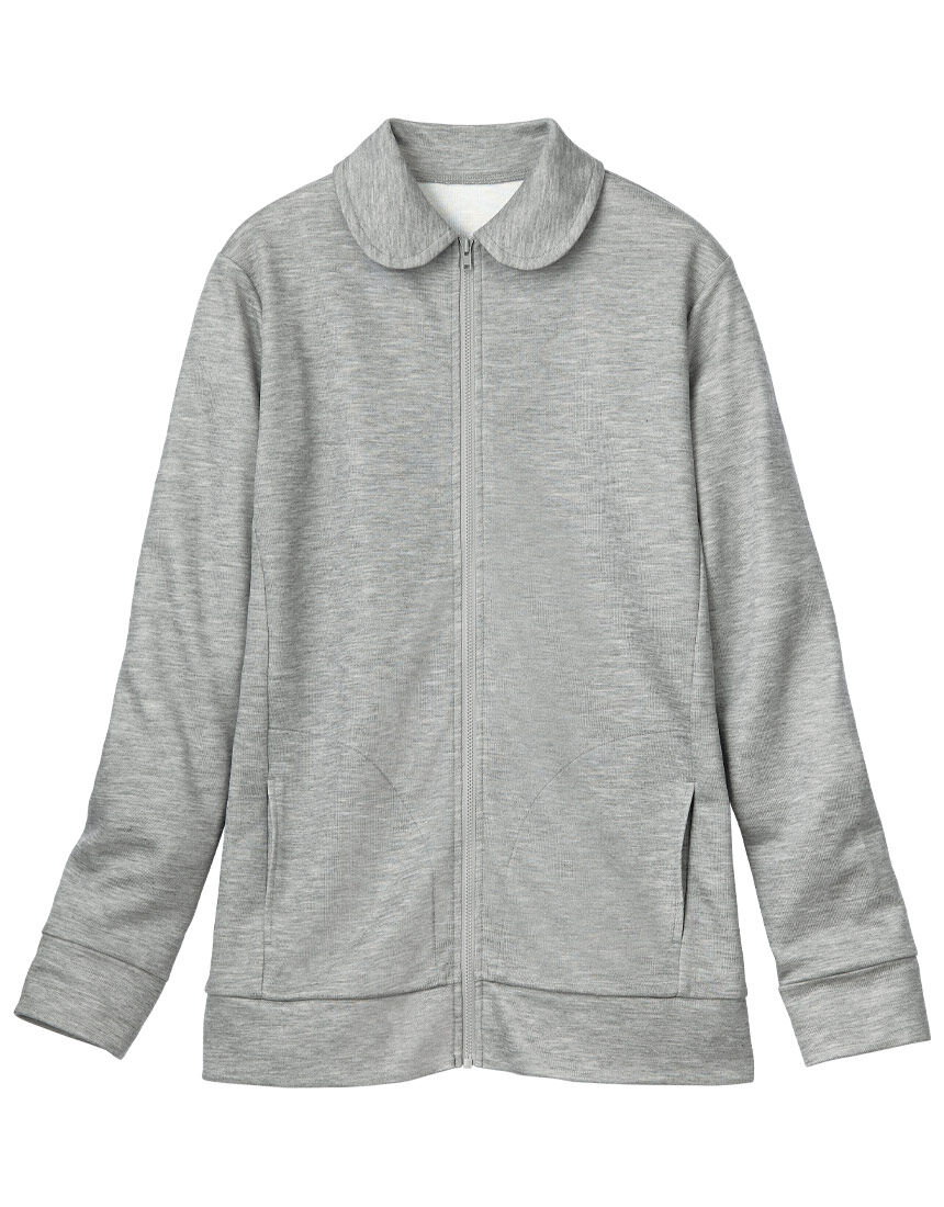 【環境配慮】 なめらか襟付ブルゾン 【環境配慮】 なめらか襟付ブルゾン