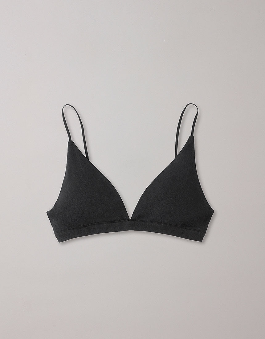 【  】 ロゴバンドトライアングルブラ＆ショーツ UNDERSON UNDERSON ファッショントライアングルブラ ブラジャー