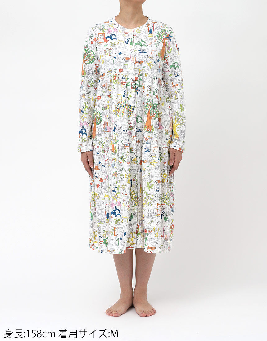 ツモリチサト　スリープ　柔らかい綿生地のワンピースルームウェア　未使用 tsumori chisato SLEEP（ツモリチサト スリープ）の「綿100