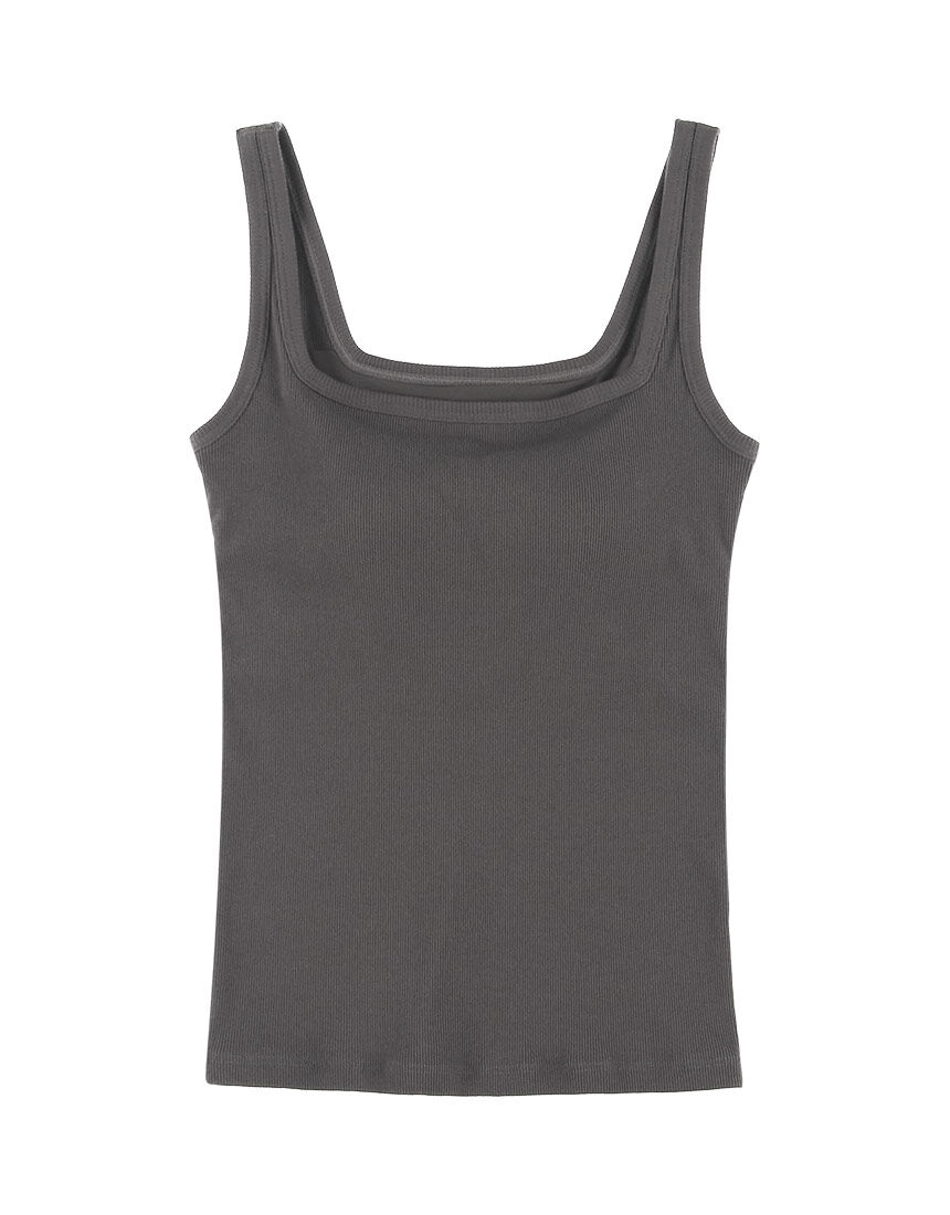 OUR WACOAL 【新色・新サイズ】カップインコットンリブタンク