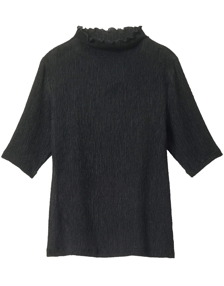 楊柳調半袖トップス, , hi-res