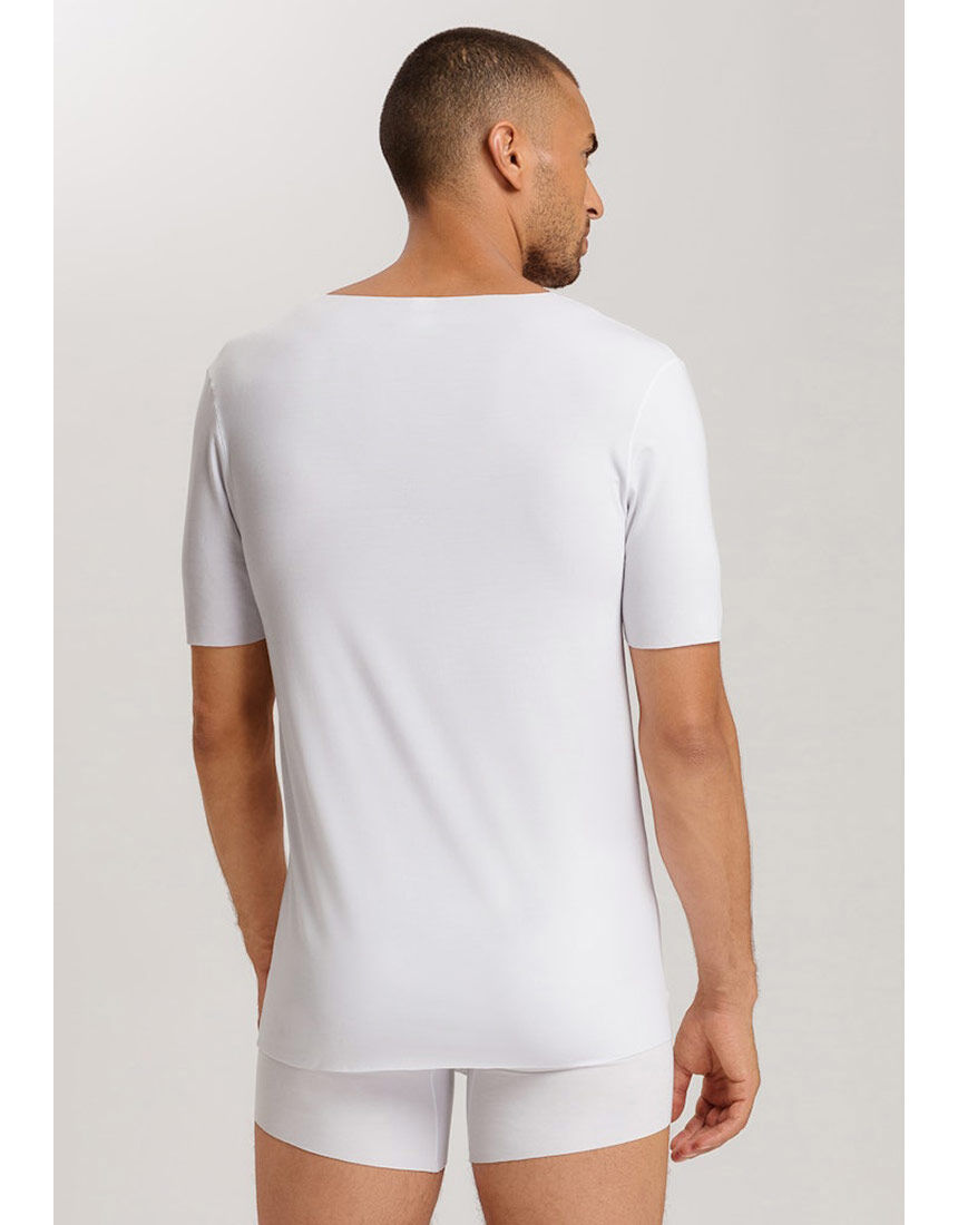 ハンロ（HANRO）/メンズシャツ（半袖）（ＭＩＨ５３０） ハンロ 【フリーカッティング】なめらかな肌ざわり メンズシャツ（半袖