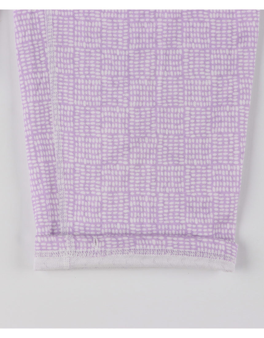 ワコール／らくラクパートナー キルトニット素材【長袖・レモンボタン