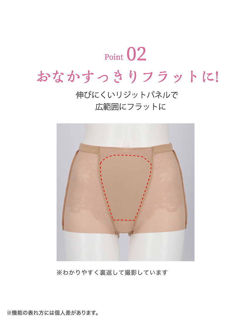 ワコール 【ー5歳の着やせシルエットに】メッシュタイプ