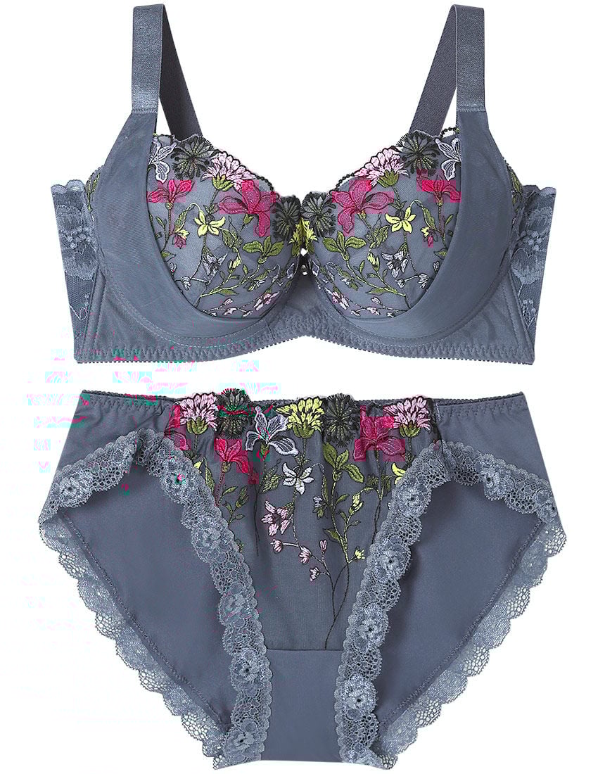 Lingè Noël ランジェノエル 美胸脇高 グラマーサイズ ブラ＆ショーツ