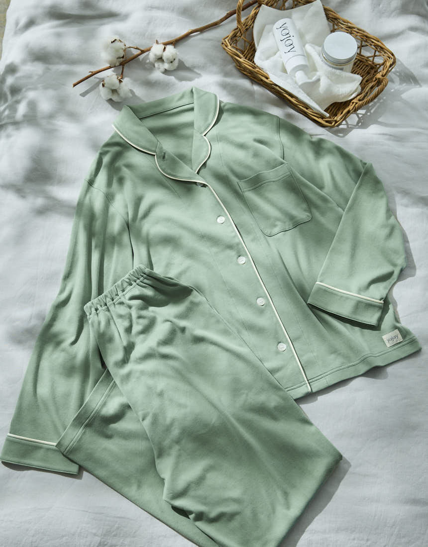 YOJOY なめらかでやわらかな綿100％パジャマ パジャマ AJY100