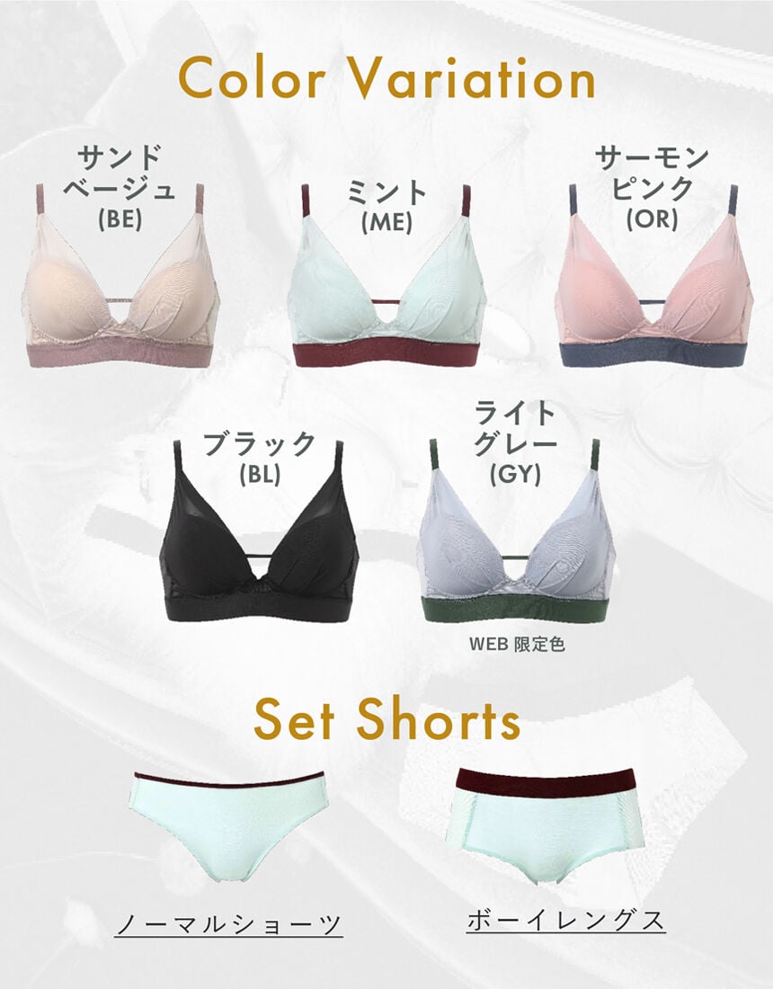 ワコール 【ノンワイヤーに革命を】重力ケアブラ ノンワイヤーシンプル